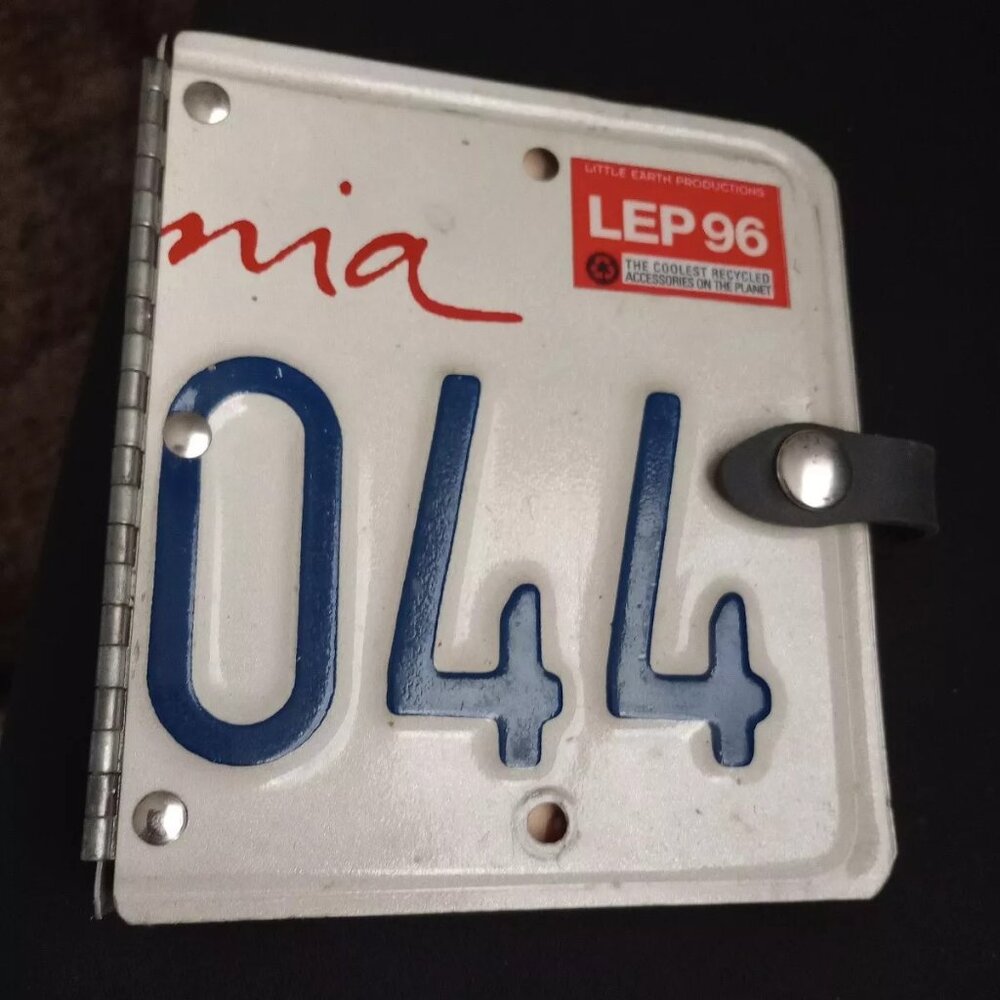 California License Plate Road Journal